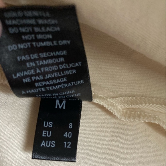 Magali Pascal Harriet Button Down NWT Shirt Cotton Denim ECRU - Picture 6 of 11